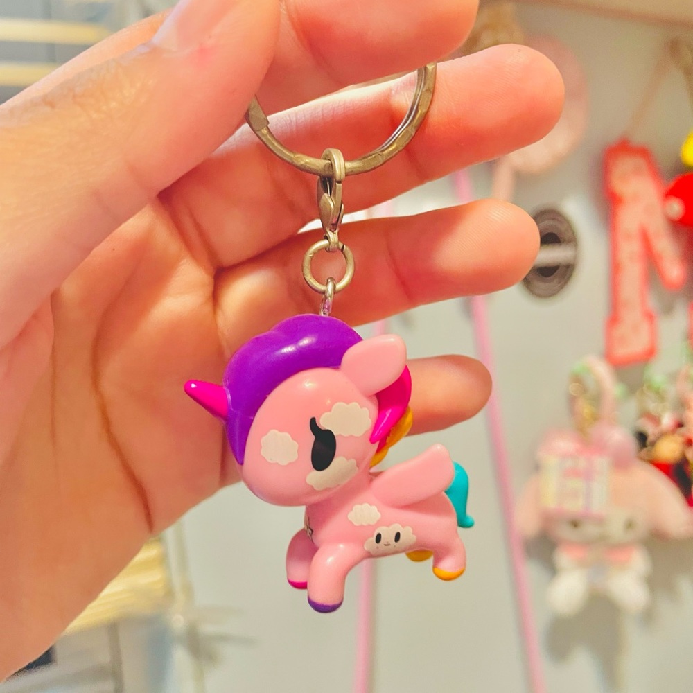 Tokidoki unicorn keychain